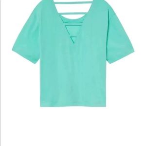 PINK Victoria's Secret Tops - Victoria Secret Pink Oversized Crop Top PINK Victoria's Secret Tops - Victoria Secret Pink Oversized Crop Top
